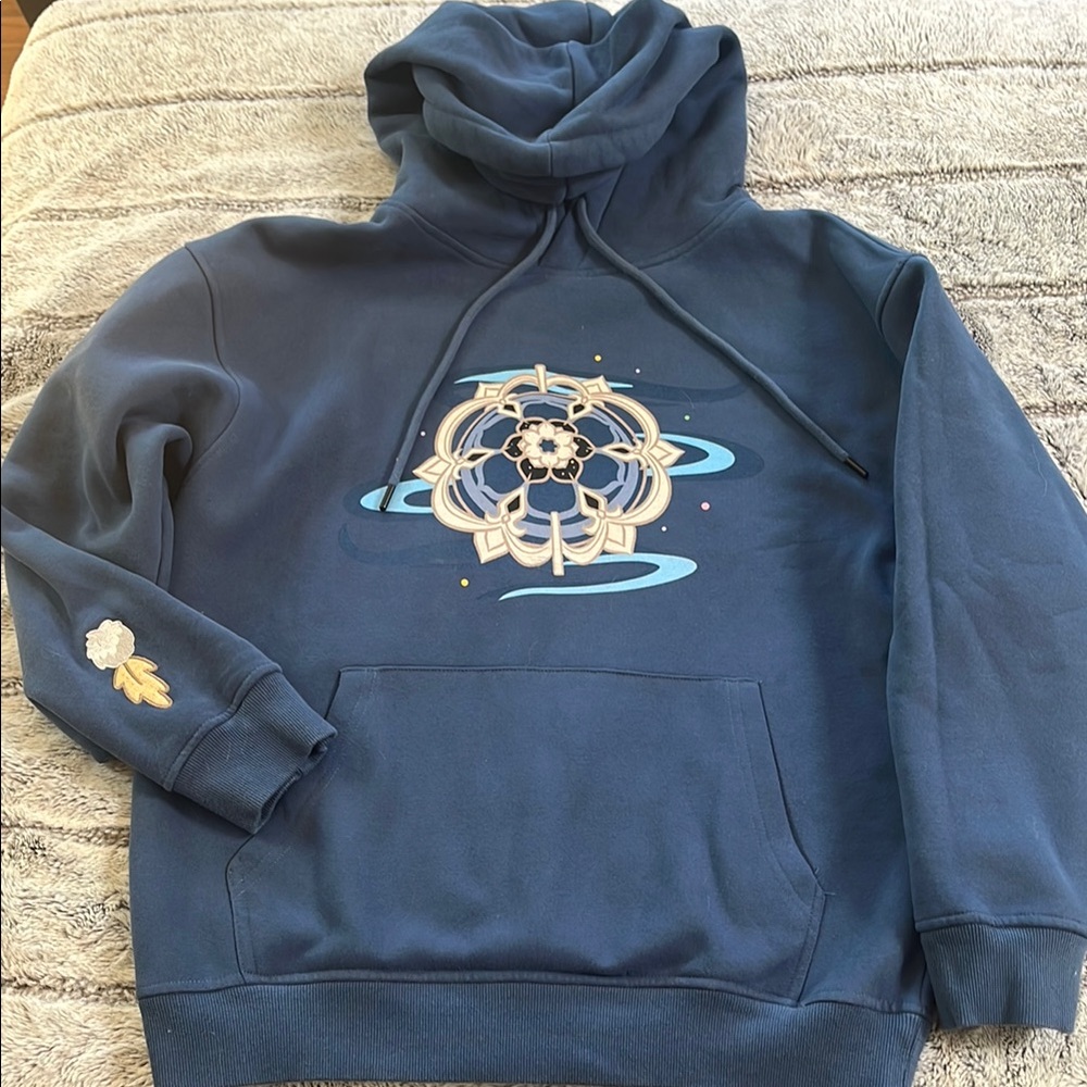 Paimon's Boutique Wanderer Genshin Impact Navy Hoodie